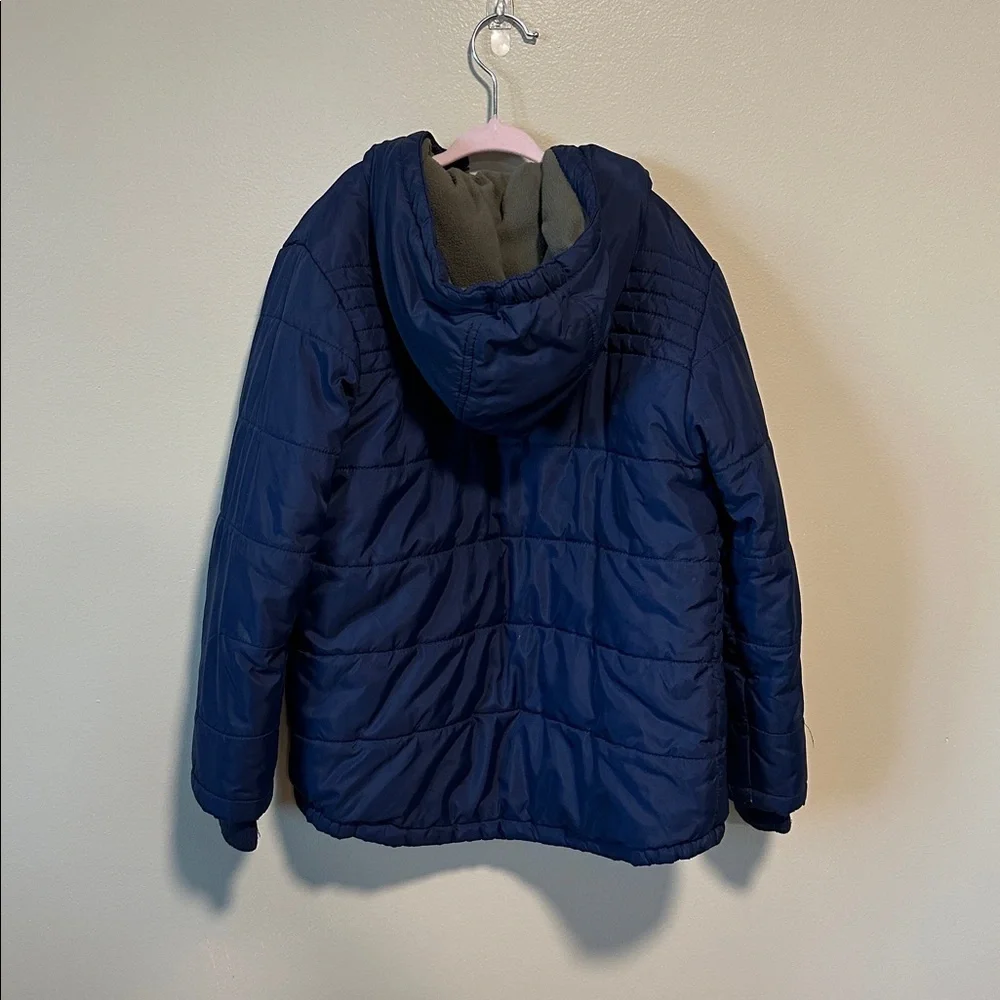 Lucky Brand Dark Blue Quilted Boys Coat Size 7